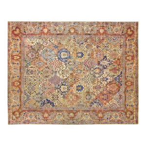 Antique Persian Tabriz Oriental Carpet in Room Size with Petagh Design