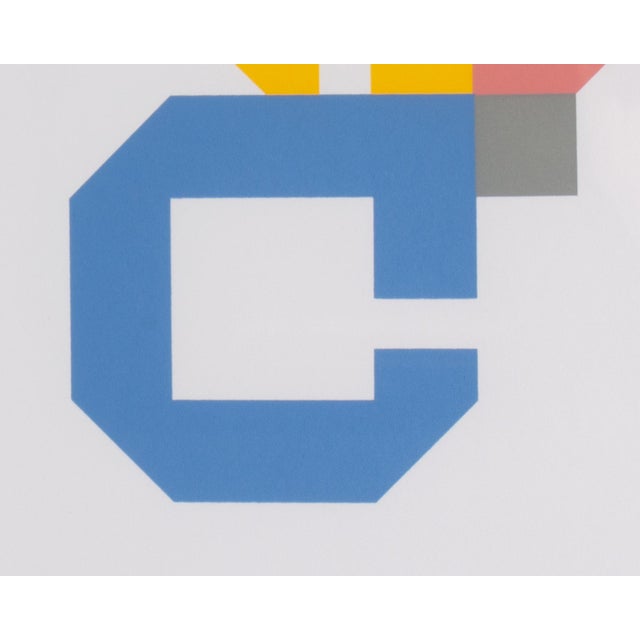 Contemporary 1995 “Konstruktion and Intuition” Serigraph Print by Anton Stankowski For Sale - Image 3 of 7
