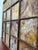 Wood Vintage Architectural Slag Glass Window Frame For Sale - Image 7 of 8