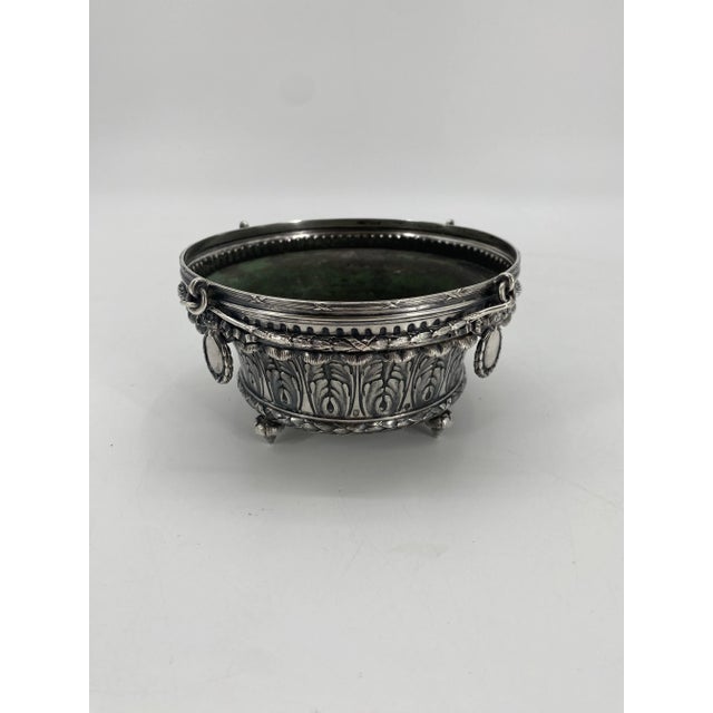 A bowl / blackboard attachment / terrine * viennese silver * by schwarz & steiner * viennese art nouveau around 1900 *...