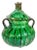 Vintage French Provincial Glazed Green Terracotta 2 Handle Pot With Lid For Sale