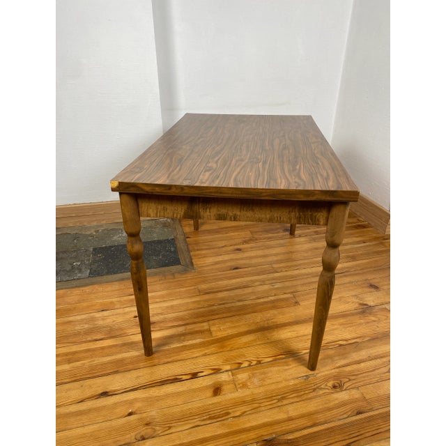 Baumann Veneered Wood Table, 1960s For Sale - Image 9 of 13