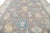 Large Gray Modern Oushak Handmade Wool Rug For Sale - Image 10 of 13