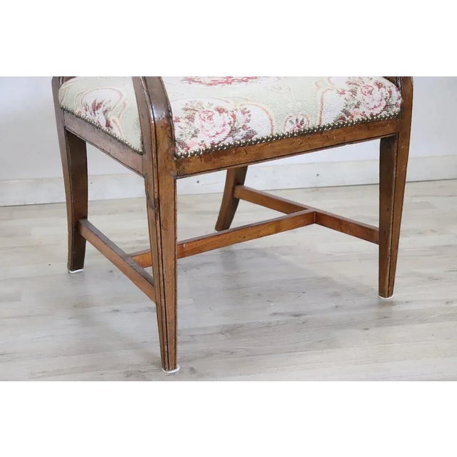 Armchair in Walnut, Mid-18th Century For Sale - Image 10 of 12