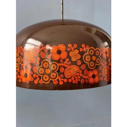 Paint Mid-Century Brown Arabia Hanging Lamp by Kaj Franck for Fog & Morup For Sale - Image 7 of 11