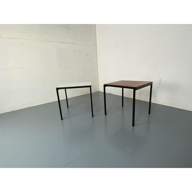 1950s Mid-Century Modernist Side Tables from Pastoe, 1950s, Set of 2 For Sale - Image 5 of 18