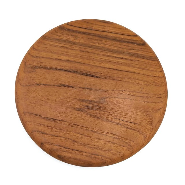 Mid 20th Century Teak Wood Nut Bowl For Sale - Image 10 of 10