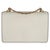 Christian Dior Off White Grained Calfskin JAdior Chain Flap Bag For Sale - Image 4 of 9