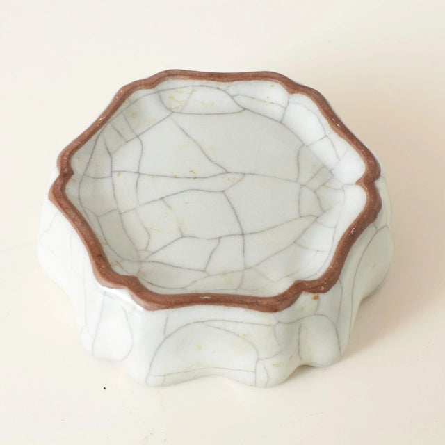 Ceramic Guan Ware Style Brush Washer For Sale - Image 7 of 7