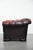 Chesterfield Button Seat Chair in Cowhide For Sale - Image 5 of 18
