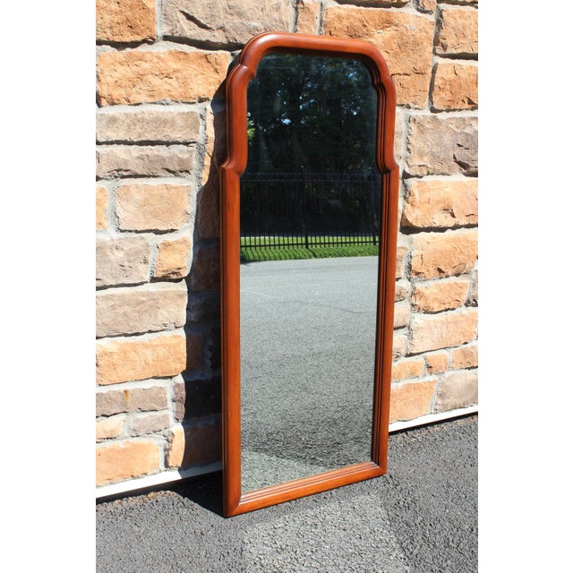 Queen Anne Henkel-Harris Wild Black Cherry Mirror For Sale - Image 3 of 16