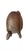Coffee Hand-Carved Wooden Tortoise Sculpture / Accent Stool For Sale - Image 8 of 12