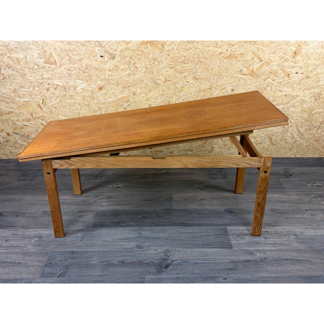 Vintage Danish Adjustable Dining Table in Oak, 1960s For Sale - Image 10 of 18
