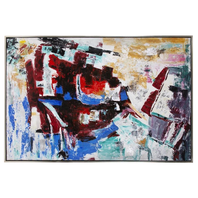 The Far Hand Abstract A ticker tape parade in New York was the inspiration for this POP of color. I was standing alongside...