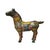 1970s Vintage Oriental Chinese Reddish Maroon Cloisonne Metal Horse Figure For Sale - Image 5 of 14
