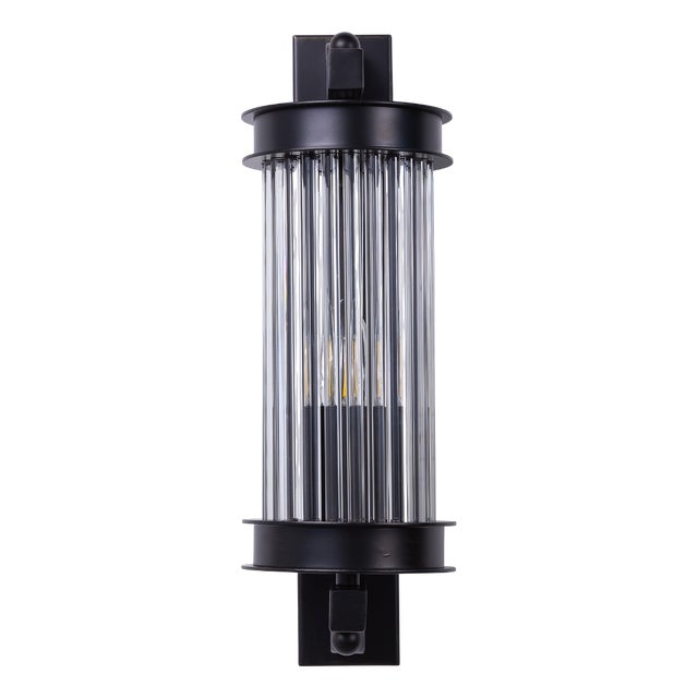 Small Black Elon Wall Light from Pure White Lines For Sale