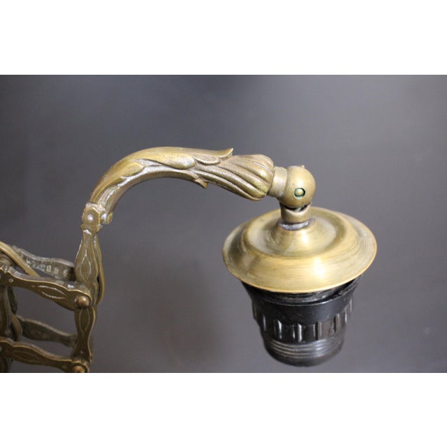 Scissor Wall Lamp in Bronze, 1930 For Sale - Image 18 of 18