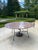 Modern Outdoor Round Granite Table For Sale - Image 3 of 11