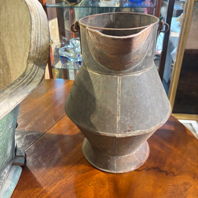 Zinc Children's Bathtub with Spout, Set of 2 For Sale - Image 4 of 18