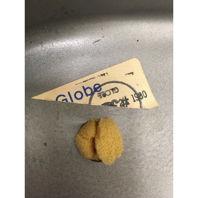 Globe Industrial Tanker Style Drafting Stool for Reupholstery For Sale - Image 12 of 13