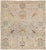 Beige Modern Sultanabad Handmade Square Wool Rug With Floral Motif For Sale - Image 11 of 11