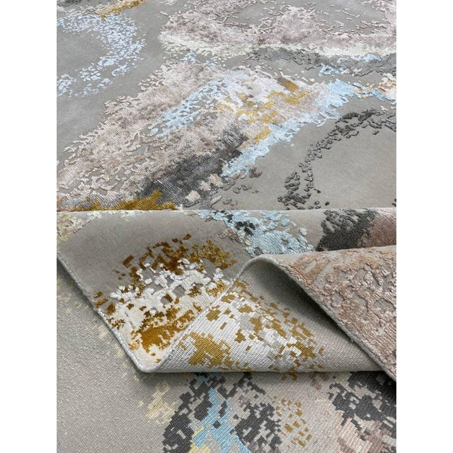 Abstract Handwoven Modern Abstract Area Rug 12x15 For Sale - Image 3 of 10