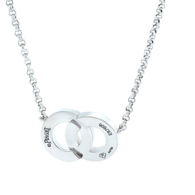 Piaget Piaget 18ct White Gold Diamond Toi Moi Possession Necklace 0.32ct For Sale - Image 4 of 8