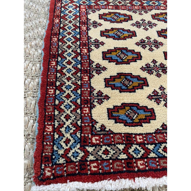 Tribal Vintage Persian Tribal Accent Rugs- 1′12″ × 2′12″ For Sale - Image 3 of 13