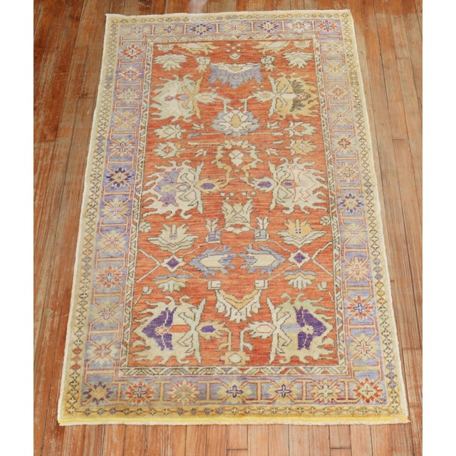 Vintage Turkish Rug - 3'4" x 5'11" For Sale - Image 4 of 9