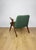 Green Bouclé Bunny Lounge Chair attributed to J. Chierowski, 1970s For Sale - Image 9 of 13