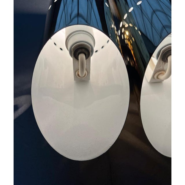 Mid-Century German Space Age Wall Lamp in Brass, 1960s For Sale - Image 9 of 18