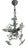 Glass Sputnik Chandelier from Fontana Arte, Italy, 1960s For Sale