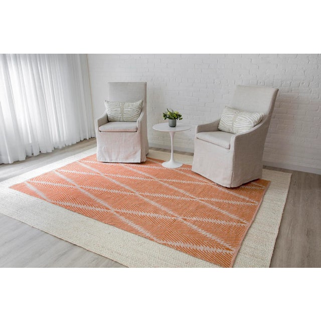Textile Erin Gates by Momeni River Beacon Orange Hand Woven Indoor Outdoor Area Rug 2' X 3' For Sale - Image 7 of 8