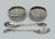 An Exquisite Georgian Style Pair of Sterling Silver Four Section Toast Racks of traditional form retailed by Lowe & Sons...