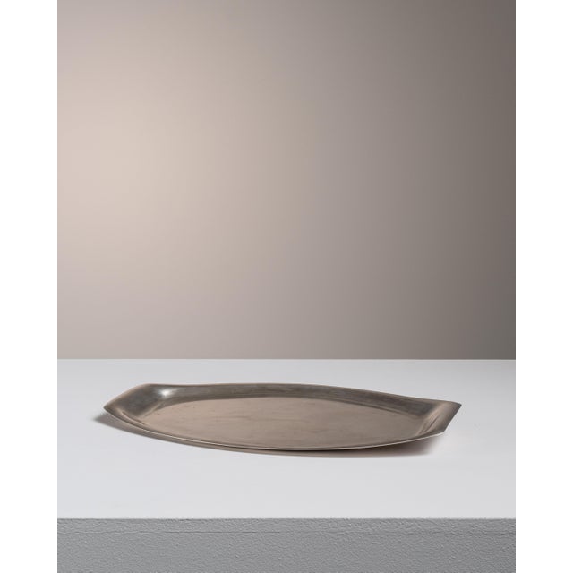 20th Century French Silver-Plated Tray For Sale - Image 10 of 15