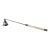 Vintage Silver Tone & Faux Bone Inlay Candle Snuffer For Sale