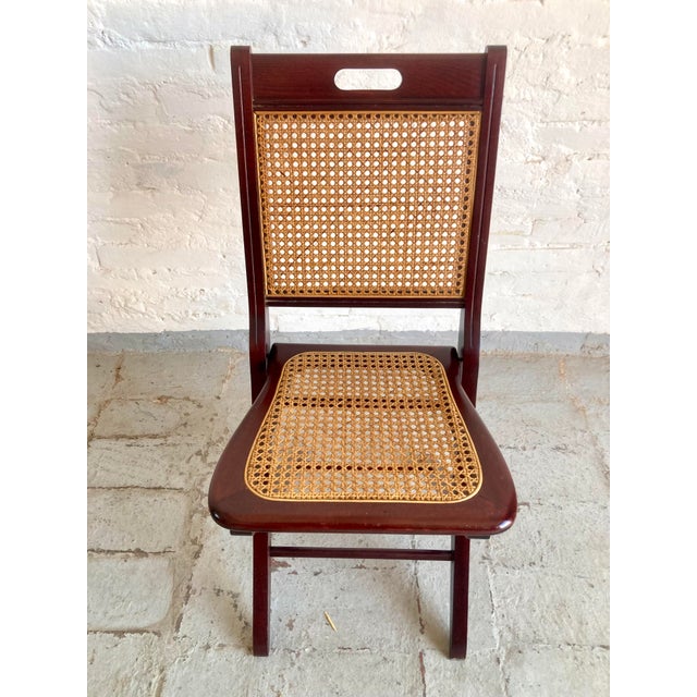 Folding Chairs in Vienna Straw, 1970s, Set of 6 For Sale - Image 17 of 18