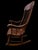 This exceptional vintage American Windsor-style rocking chair beautifully balances classic early American form with a...