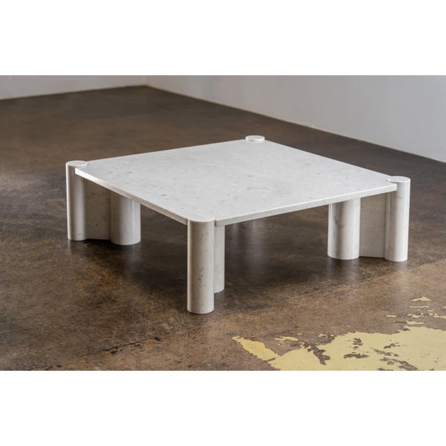 Gray Jumbo Coffee Table in Marble by Gae Aulenti for Knoll Inc. / Knoll International, Italy, 1960s For Sale - Image 8 of 17