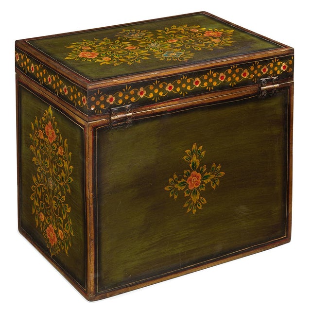 1940s Oriental Indian Blanket Box, 1940s For Sale - Image 5 of 8