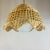 Mid 20th Century Mid-Century Coastal Boho Chic Natural Wicker Tulip Chandelier With Scalloped Edge. For Sale - Image 5 of 11