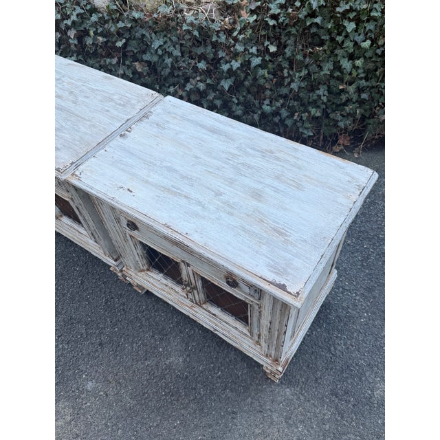 Mid 20th Century Hand Painted Gustavian Inspired Neoclassical Nightstands For Sale - Image 4 of 12