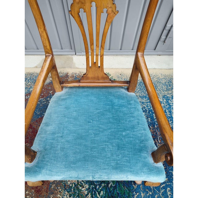 Wood Baroque Armchair, 1940s For Sale - Image 7 of 18