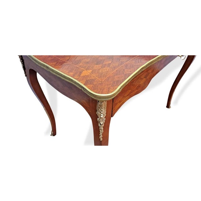 Brown Small French Napoleon III Desk For Sale - Image 8 of 9