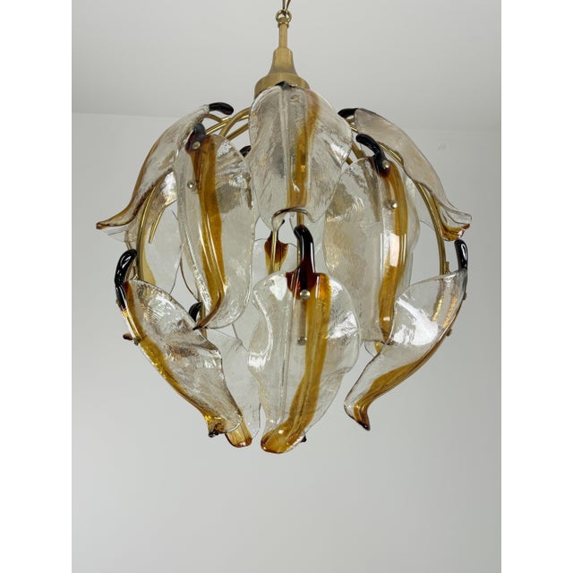 Murano Glass 3-Light Pendant, 1970s For Sale - Image 12 of 12