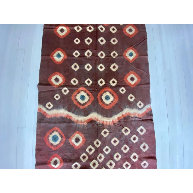 Mid 20th Century Linen and Cotton Antique Panel from Toraja Land For Sale - Image 5 of 18