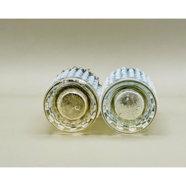 1950’s Fenton Opalescent Hobnail Salt and Pepper Shakers For Sale In Jacksonville, FL - Image 6 of 6