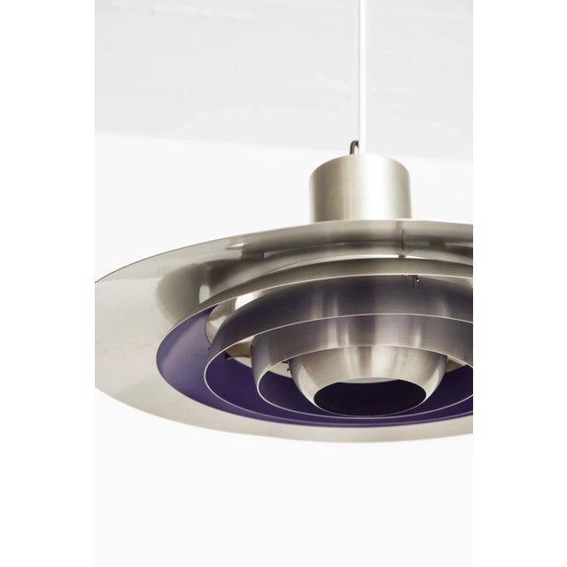 Rare ceiling lamp designed by Preben Fabricius & Jørgen Kastholm. Produced by Nordisk Solar in Denmark. This piece is...