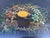 Metal Antique Hand Painted Tole Serving Tray For Sale - Image 7 of 12
