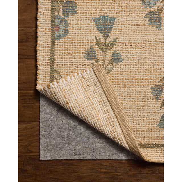 Chris Loves Julia x Loloi Rue Moss / Blue 8'-6" x 11'-6" Area Rug For Sale In Dallas - Image 6 of 7